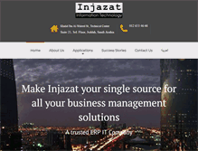 Tablet Screenshot of injazat-software.com